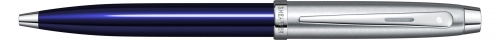 Pix Translucent Blue Brushed Chrome NT 100 Sheaffer