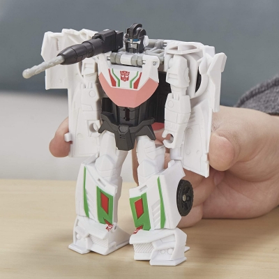 TRANSFORMERS ROBOT VEHICUL CYBERVERSE 1 STEP WHEELJACK HASBRO