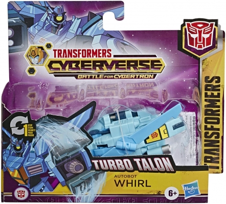 TRANSFORMERS ROBOT VEHICUL CYBERVERSE 1 STEP AUTOBOT WHIRL HASBRO