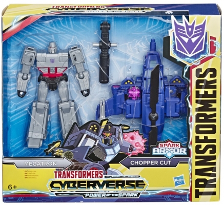 SET MEGATRON SI CHOPPER CUT SPARK ARMOR HASBRO