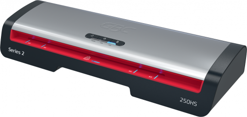 Laminator GBC 250HS Office, A3. kit folii laminare inclus, negru-argintiu