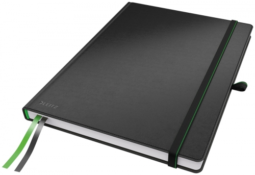 Caiet de birou Complete, coperta dura, certificare FSC, reciclabil, A4, 80 coli, matematica Leitz