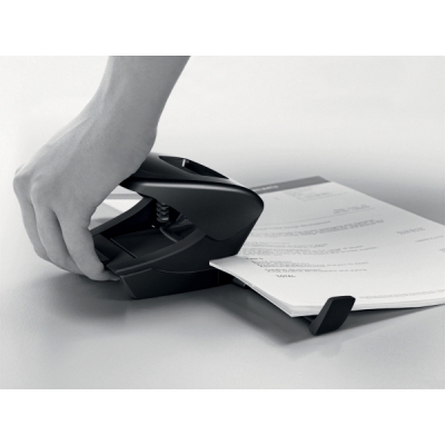 Perforator plastic Recycle NeXXt Series, din material reciclat si reciclabil, 30 coli, negru Leitz
