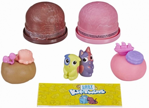 SET 2 PISICI RATACITE IN CUTIE DE INGHETATA HASBRO