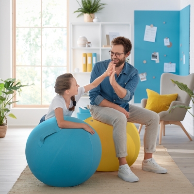Minge ergonomica Cosy, pentru sezut sau fitness Leitz