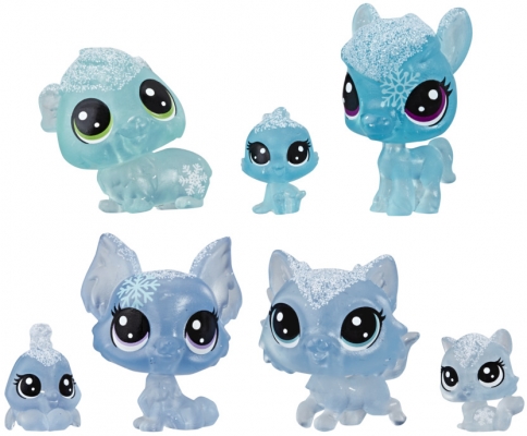 LPS SET 7 ANIMALUTE TINUTUL INGHETAT ALBASTRU HASBRO