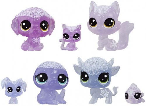 LPS SET 7 ANIMALUTE TINUTUL INGHETAT MOV HASBRO