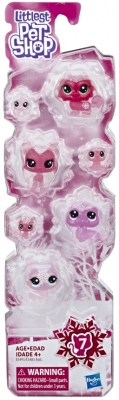 LPS SET 7 ANIMALUTE TINUTUL INGHETAT ROZ HASBRO