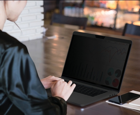 Filtru de confidentialitate, pentru laptop, 12.5 inch, 16:9, 2 zone, detasabil Kensington