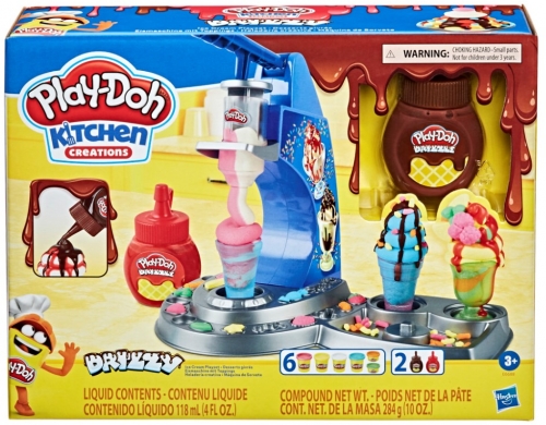 Super setul de inghetata cu topping Play-doh Hasbro