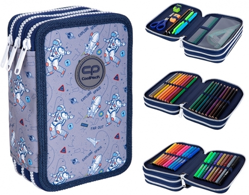 Penar echipat Jumper 3, 46 piese, 3 fermoare, Cosmic, CoolPack