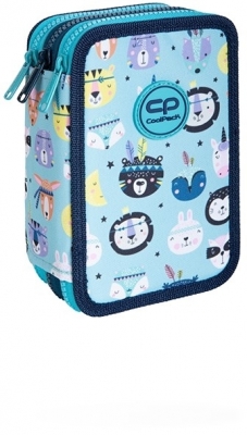 Penar echipat Jumper 3, 46 piese, 3 fermoare, Indian Zoo, CoolPack