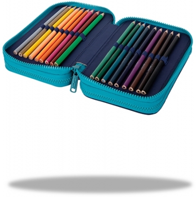 Penar echipat Jumper 3, 46 piese, 3 fermoare, Happy Unicorn, CoolPack