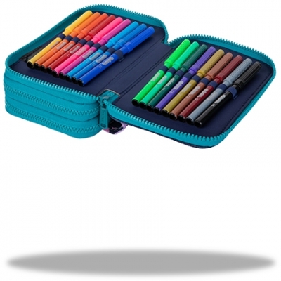 Penar echipat Jumper 3, 46 piese, 3 fermoare, Happy Unicorn, CoolPack