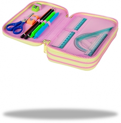 Penar echipat Jumper 3, 46 piese, 3 fermoare, Gradient Peach, CoolPack