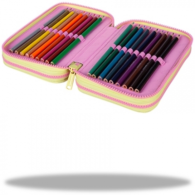 Penar echipat Jumper 3, 46 piese, 3 fermoare, Gradient Peach, CoolPack