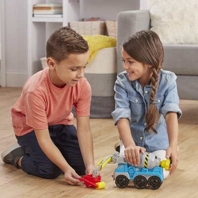 Set constructii cu betoniera si accesorii Play-Doh Hasbro