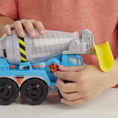 Set constructii cu betoniera si accesorii Play-Doh Hasbro