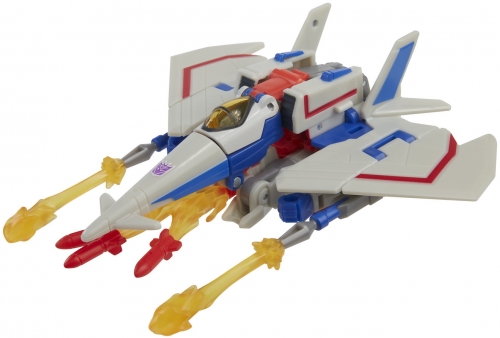 Figurina Transformers Robot, vehicul Cyberverse Deluxe Starscream Hasbro