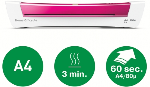 Laminator iLAM Home Office A4, kit folii inclus, Leitz