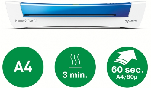 Laminator iLAM Home Office A4, kit folii inclus, Leitz