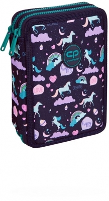 Penar echipat Jumper XL, 38 piese, 2 fermoare, Happy Unicorn, CoolPack