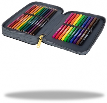Penar echipat Jumper XL, 38 piese, 2 fermoare, Monster, CoolPack