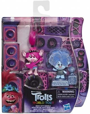 Set figurine Trolls Rock City Bobble 2 buc/set Hasbro