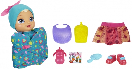 PAPUSA SURPRIZA BABY ALIVE CARE CHIAR CRESTE SI VORBESTE IN LIMBA ROMANA HASBRO