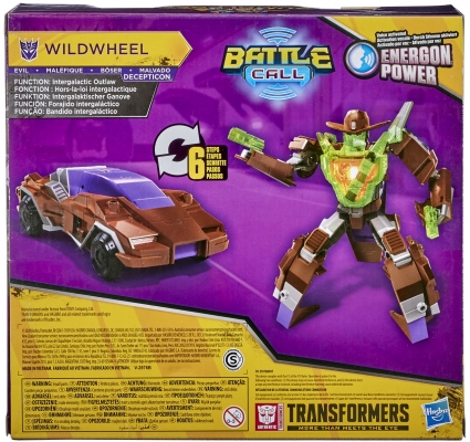 TRANSFORMERS ROBOT DECEPTICON WILDWHEEL BATTLE CALL TROOPER HASBRO