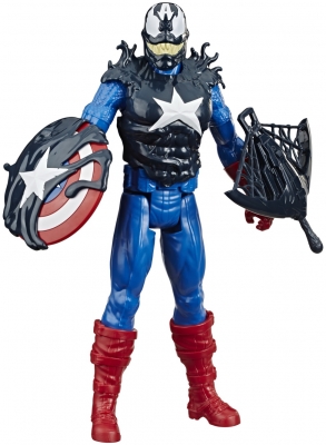 FIGURINA MAX VENOM CAPITAN AMERICA HASBRO