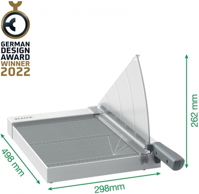 Ghilotina Home Precision, A4, 8 coli, gri Leitz