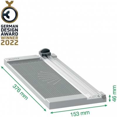 Trimmer Home Precision, A4, 8 coli, gri Leitz