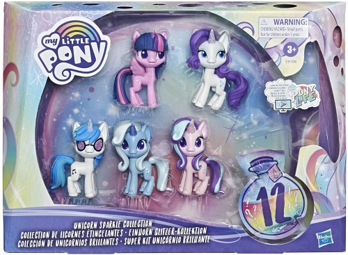 Set figurine Ponei Unicorn Sparcle 5 buc/set Hasbro