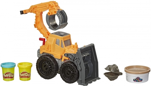 Excavator de jucarie cu accesorii Playdoh Hasbro