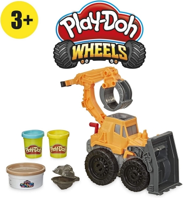 Excavator de jucarie cu accesorii Playdoh Hasbro