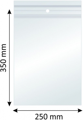 Pungi ziplock, 250 x 350 mm, 100/set