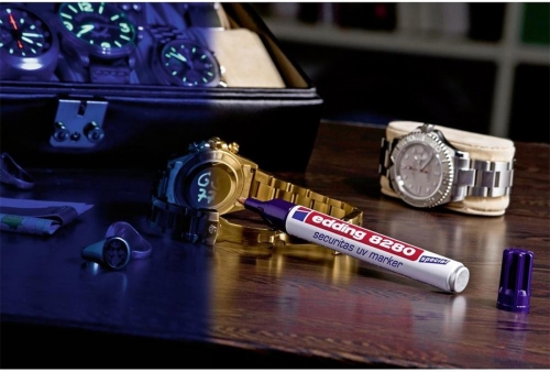 Marker permanent alb UV 8280 Edding 