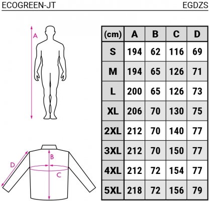 Geaca, verde, Eco Line, Rock Safety 