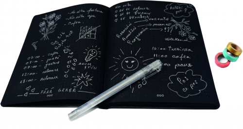 Agenda Dark 16 x 21 cm, nedatata, Ego