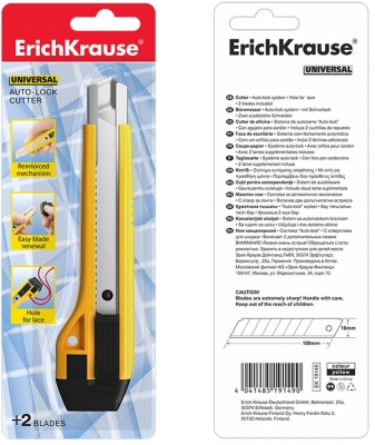 Cutter auto-lock Universal, 18 mm ErichKrause 