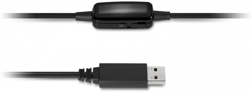 Casti reglabile, microfon cu anulare sunet inclus, conexiune cablu USB-A 1.8 m, nergu Kensington