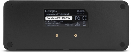 Docking station SD3600 Dual USB 3.0 Kensington 
