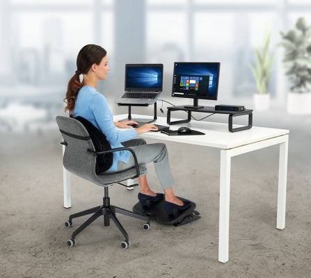 Suport SmartFit, ergonomic, pentru laptop cu inaltime reglabila SmartFit, Kensington