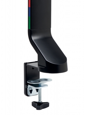 Suport ergonomic pentru monitor SmartFit, dual, ajustabil, cu fixare pe birou, negru Kensington