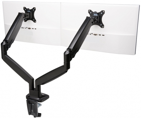 Suport ergonomic pentru monitor One-Touch, cu doua brate adjustabile, negru Kensington