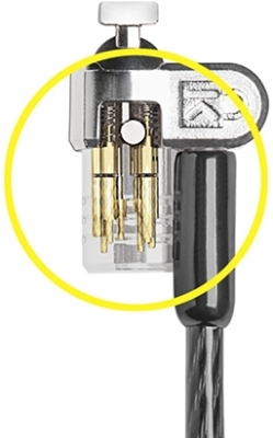 Cablu de securitate MicroSaver 2.0, portabil cu cheie Kensington