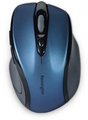 Mouse optic wireless, dimensiune medie, albastru, Pro Fit Kensington