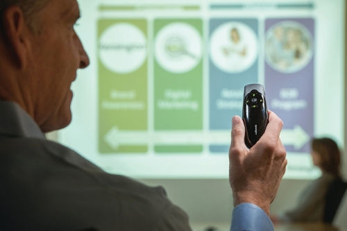 Presenter Expert cu laser verde si control cursor Kensington