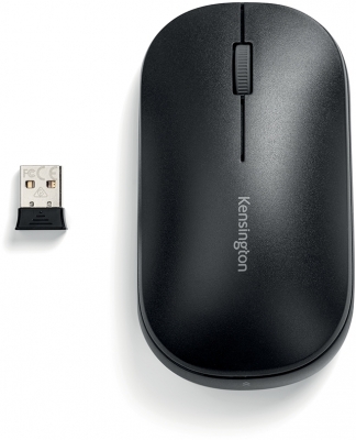 Mouse Dual Wireless SureTrack, dimensiune medie, culoare negru, Kensington 
